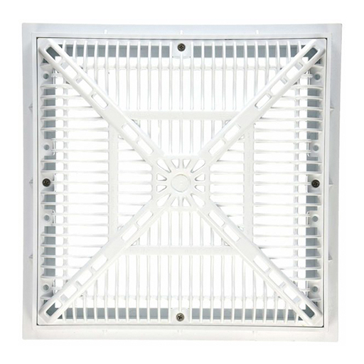 REJILLA CON MARCO CUADRADO 12X12" CMP